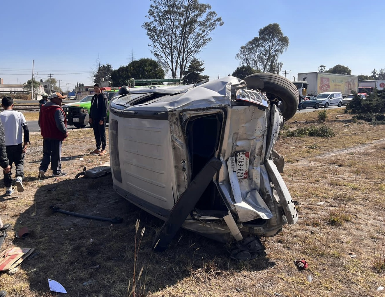 Choque Y Volcadura En La Toluca Palmillas Heridos