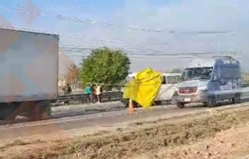 Pierde la vida tras impactarse contra tráiler en la 57