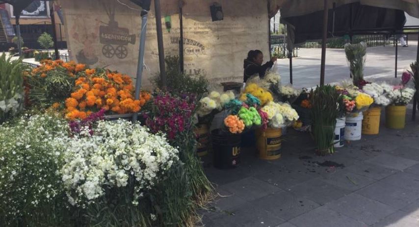 Listas la flores para Día de Muertos