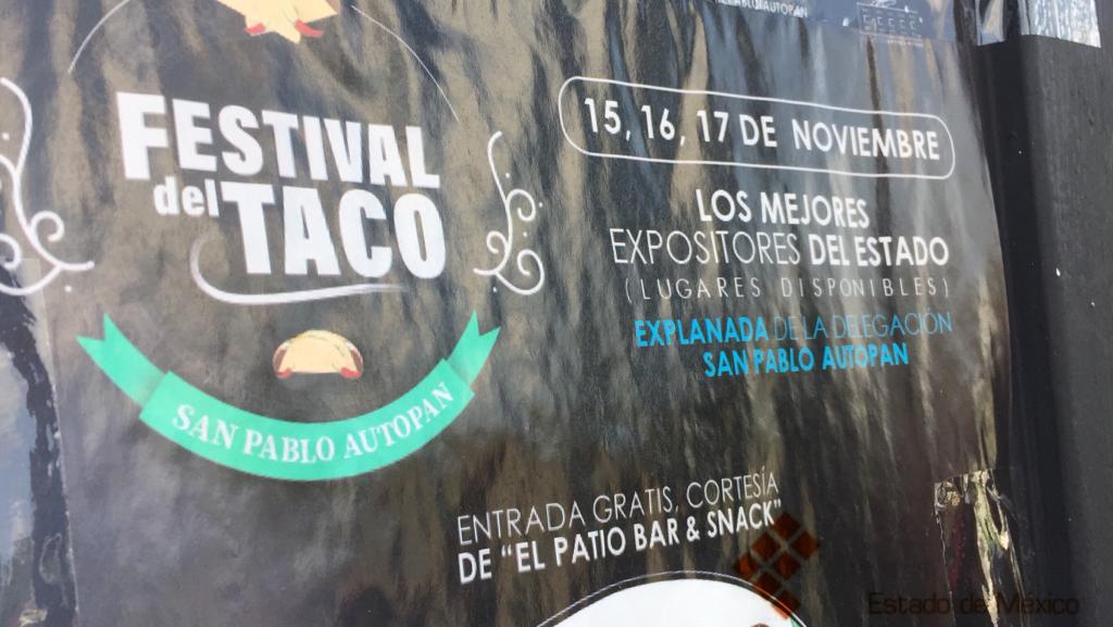 Promete gran variedad Primer Festival del Taco