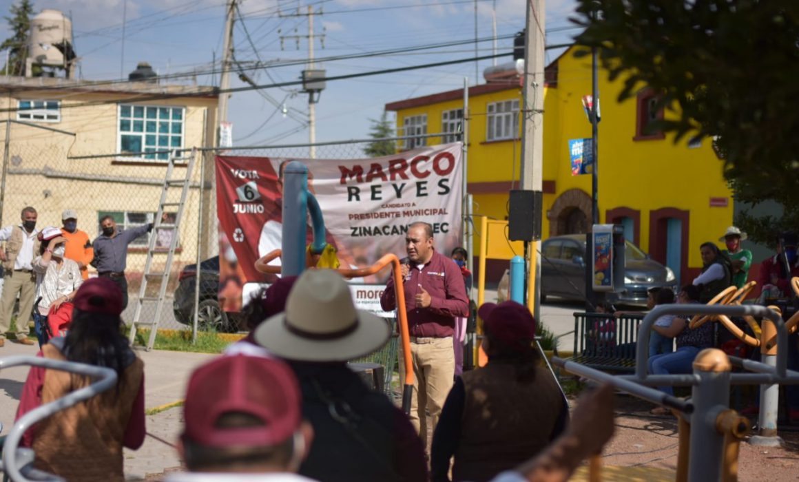 Morena, Nueva Alianza y PT arrasarán en Zinacantepec: Marco Reyes