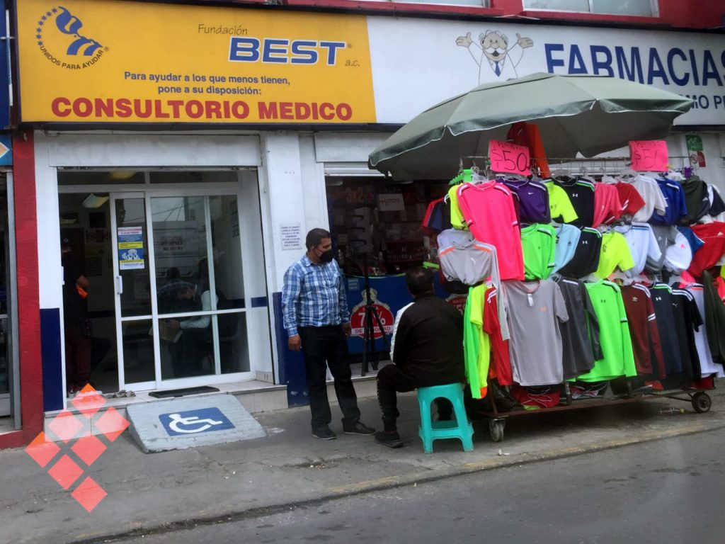 Detectan siete corredores de comercio informal en el Valle de Toluca