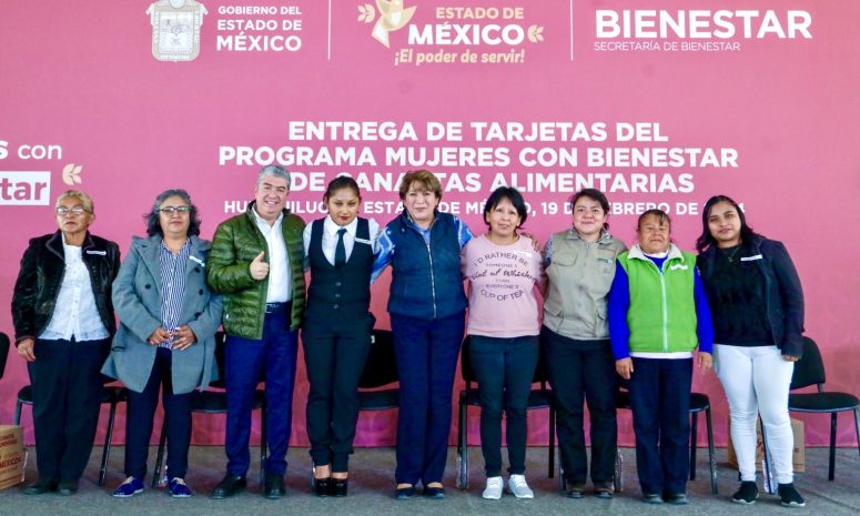 Lleva Delfina Gómez 9 mil tarjetas Mujeres con Bienestar a Huixquilucan