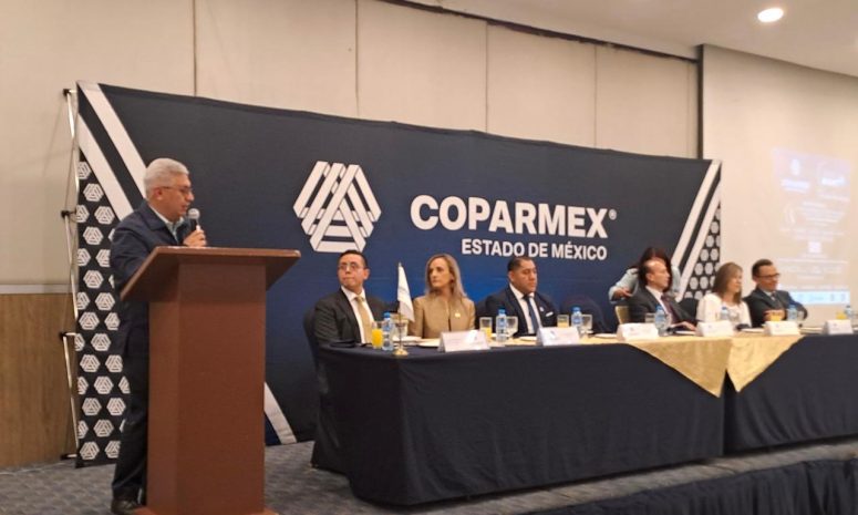 Empresarios de Coparmex abordan problemas de seguridad en Edomex