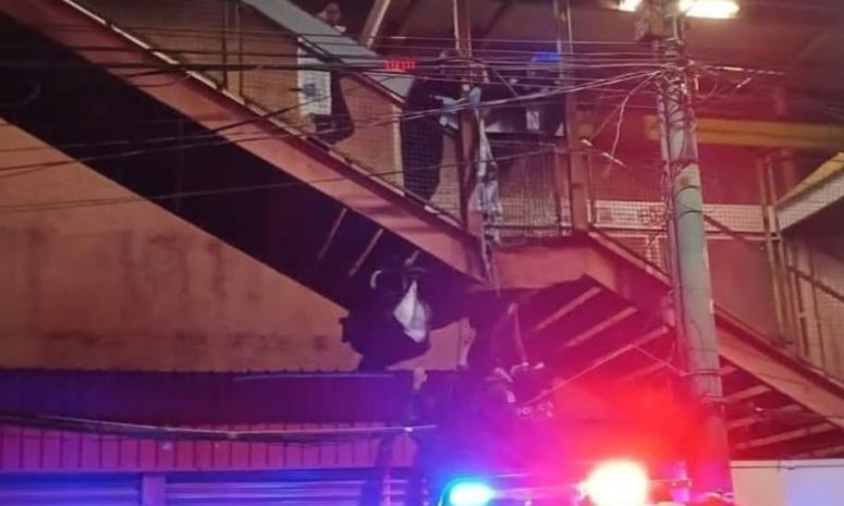 Hallazgo en el Metro Olímpica: encuentran cuerpo colgando de las escaleras