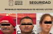 Detienen a tres individuos por portación ilegal de arma de fuego en Ocoyoacac