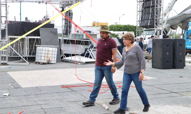24 horas después del colapso de la estructura aparece la gobernadora