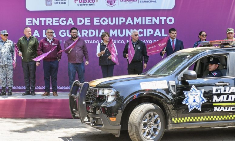 Refuerzan vigilancia con nueva flotilla y tecnología en Naucalpan