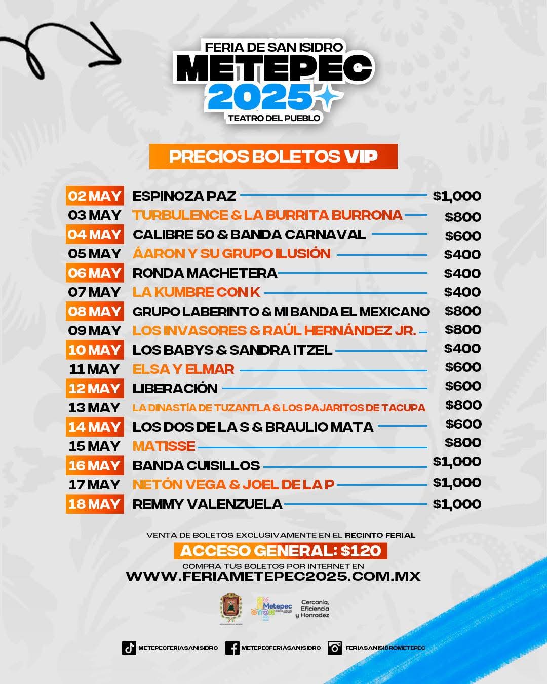 Feria San Isidro Metepec 2025
