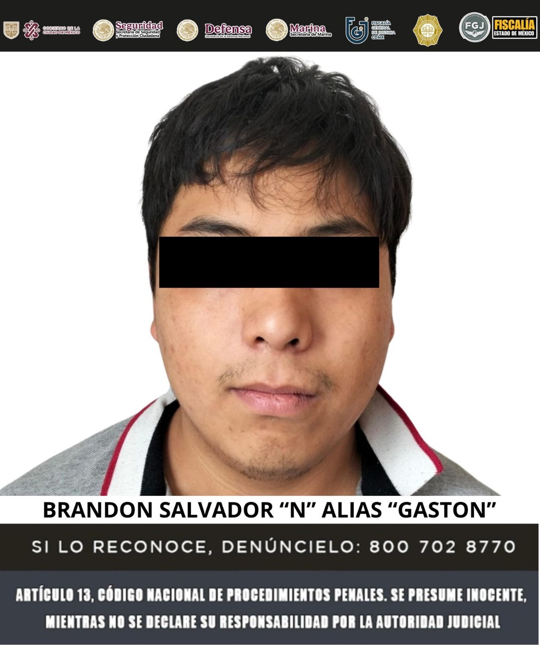 Detención de Brandon 'N' de "Los Gastones"