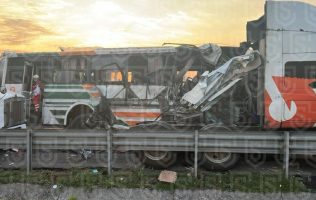 Decenas de heridos deja accidente carretero en Ecatepec