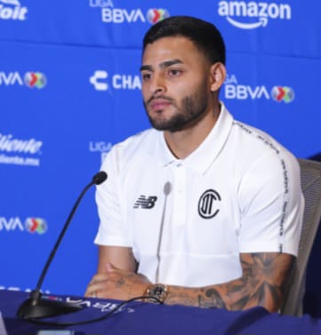 Alexis Vega en el día de medios de la final de Liga MX