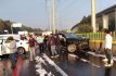 Provoca carambola fuerte granizada cerca de Apaxco
