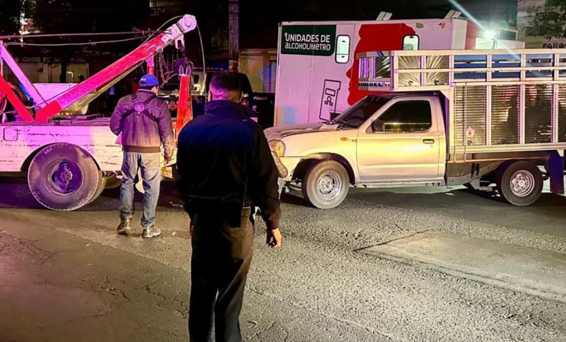 Terminan 26 vehículos en el corralón por choferes borrachos
