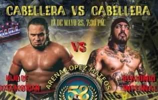 Celebra Arena López Mateos con duelo de cabelleras entre Hijo de Pirata Morgan y Demonio Infernal