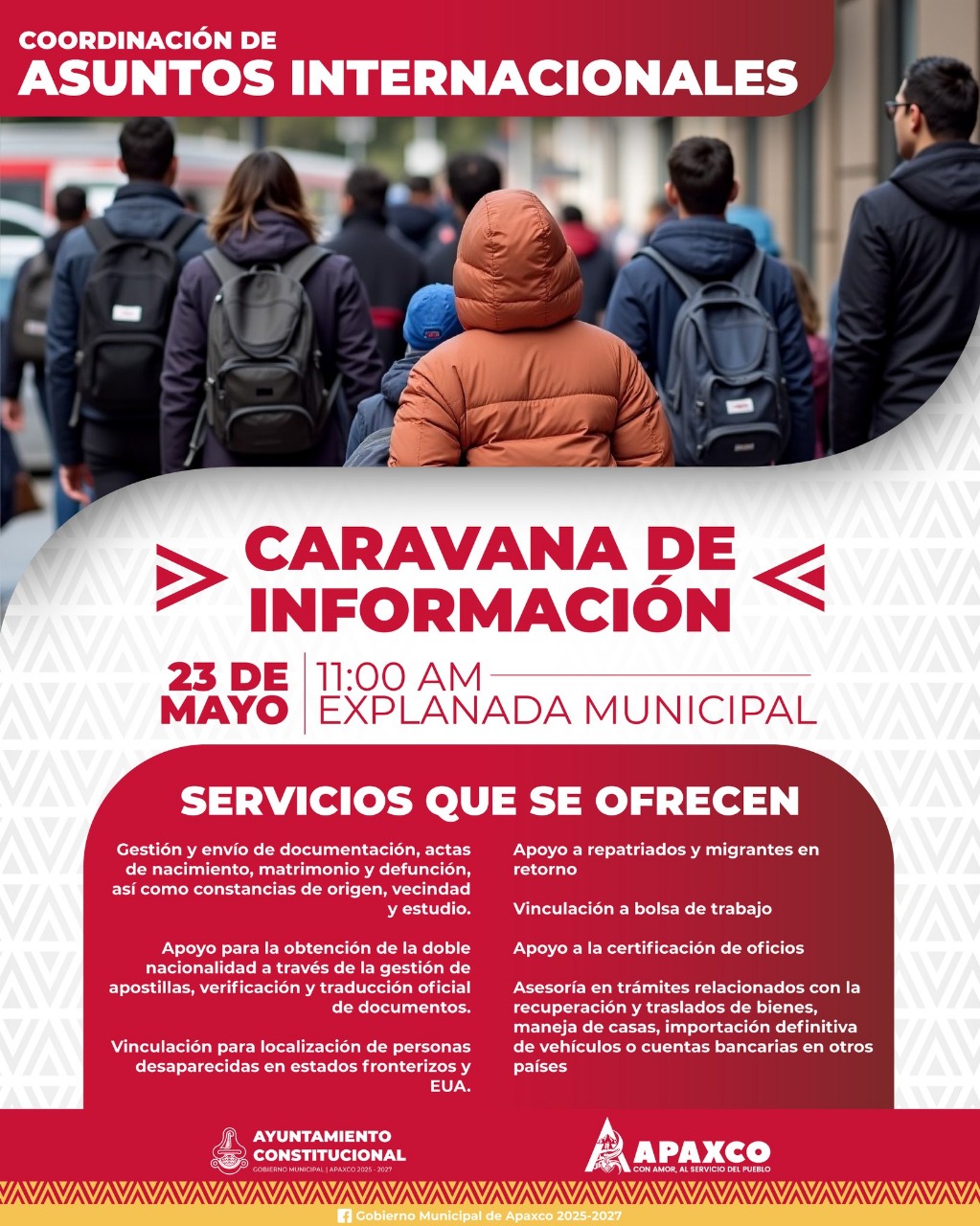 Apaxco caravana de información