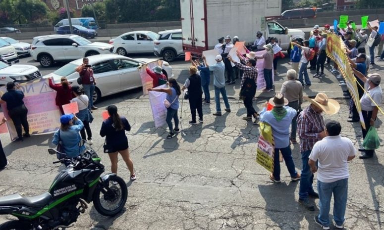 Paralizan Periférico Norte: exigen cancelar Macro Libramiento