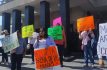 Exigen manifestantes cierre de mina en Texcoco