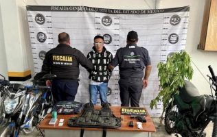 Aseguran a presunto integrante del CJNG en Toluca