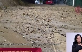Intensas lluvias provocan deslave que impacta a familias en Naucalpan