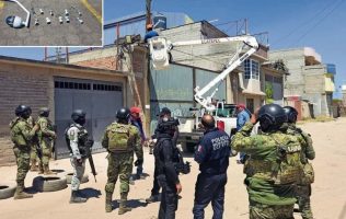 Retiran Fuerzas Federales cámaras ilegales en 3 colonias de Ecatepec