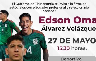 Inaugura Tlalnepantla deportivo en honor a Edson Álvarez