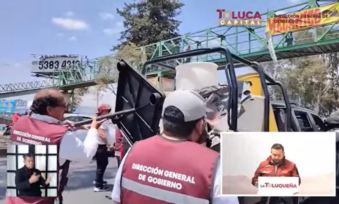 Advierte Ayuntamiento de Toluca con encarcelar a los ambulantes