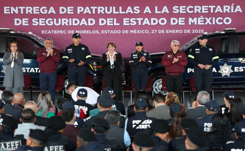 Delfina Gómez y la policía del Estado