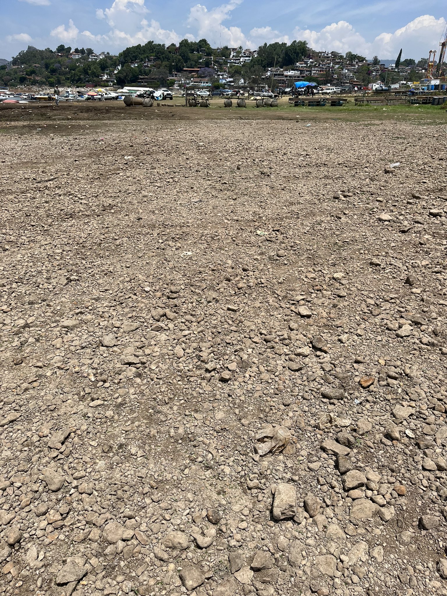 Así lucía el Lago de Valle de Bravo en 2023