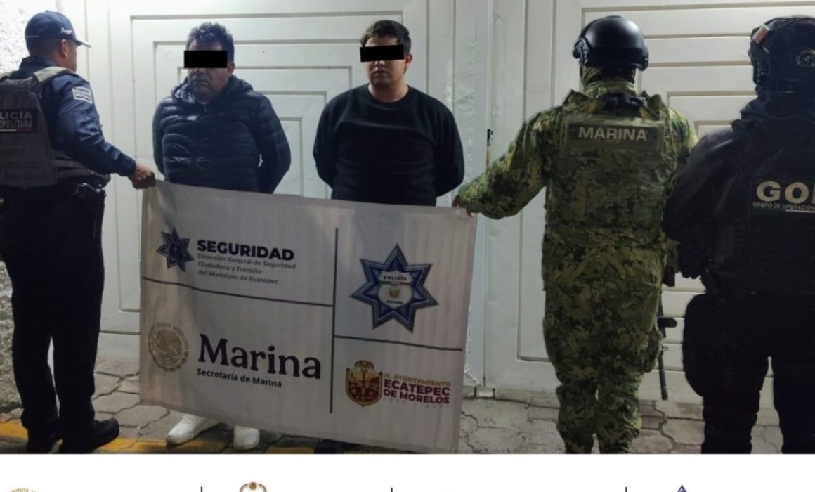 Detienen a 2 del grupo Los 300: conducían vehículo policiaco falso