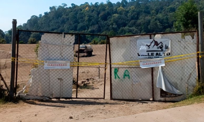 Profepa clausura pista de motocross en zona protegida de Valle de Bravo