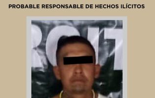Elementos de aseguran a narcomenudista con 60 dosis de droga