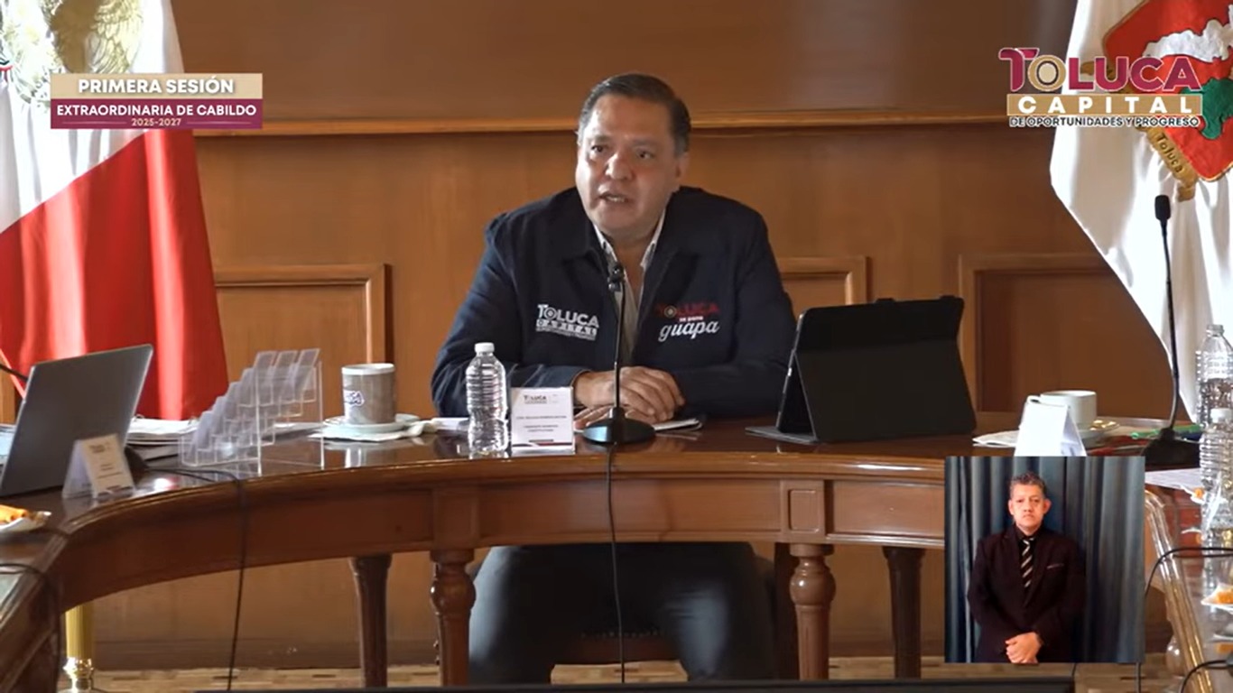 Ricardo Moreno, presidente municipal de Toluca