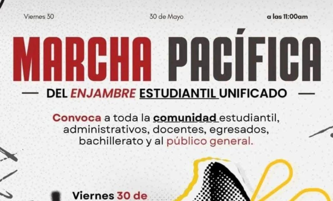 Marcha de estudiantes de la UAEMex recorrerá Toluca este 30 de mayo