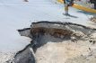 Se abre agujero en el Valle de Chalco a días de ser reparado