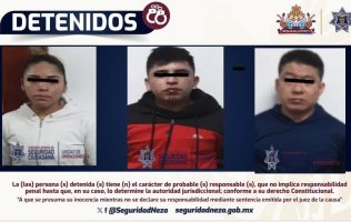 Caen tres con armas y droga en un bar de Nezahualcóyotl, Edomex