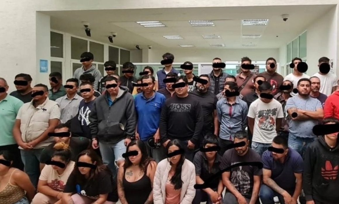 Capturan a 50 presuntos extorsionadores en Texcoco, Edomex