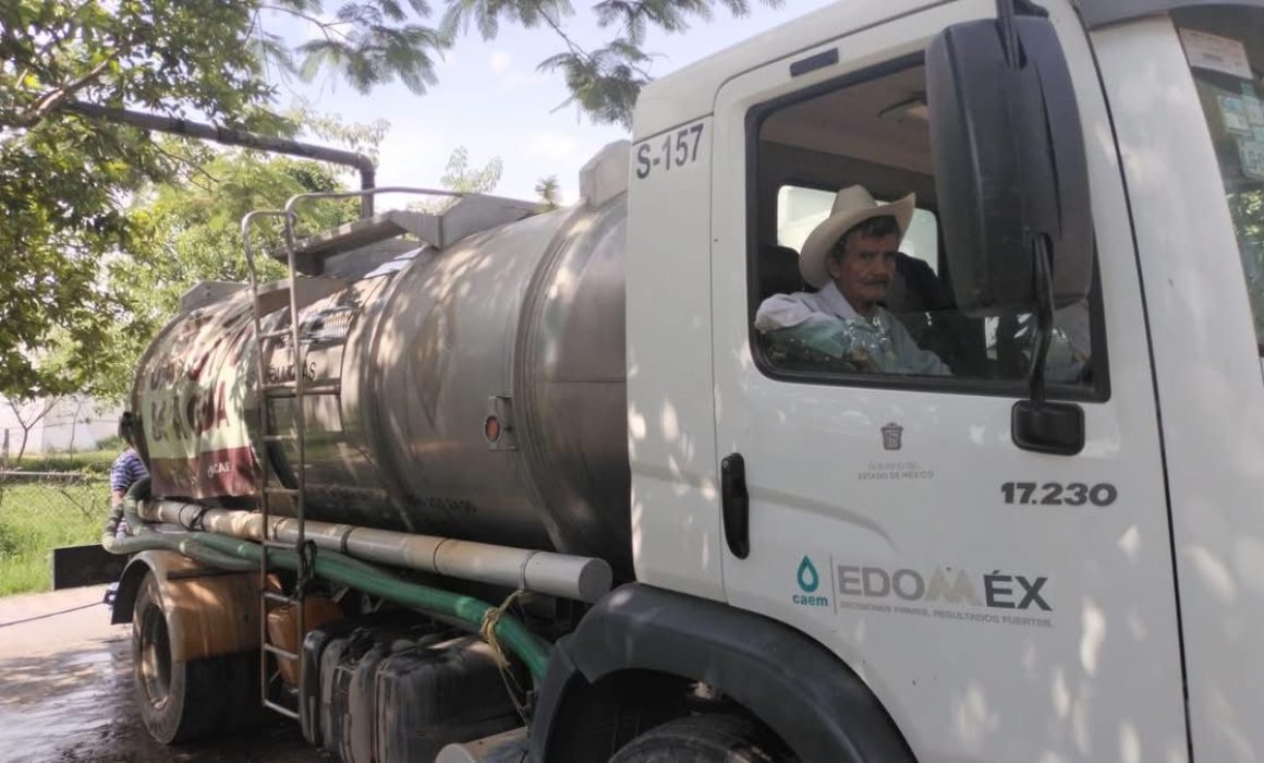 Actúa Gobierno de Edomex ante falta de agua en Luvianos