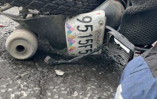 Arrolla pipa a motociclista en Chicolapan