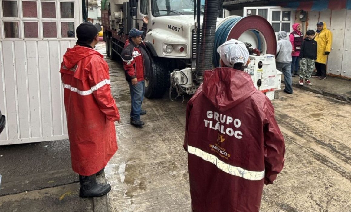 Atiende lluvias intensas Gobierno del Edomex con estrategia efectiva