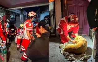 Brinda Cruz Roja auxilio por intoxicación a familia y mascota en Toluca