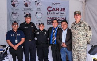 Arranca canje de armas 2025 en Los Reyes La Paz, Edomex
