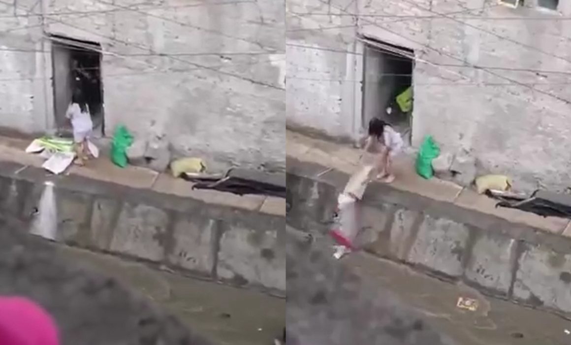 Captan a mujer contaminando Río Hondo