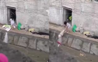 Captan a mujer contaminando Río Hondo