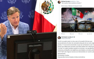 Por publicación vulgar, ordena Landau cancelar visa a morenista; no tiene