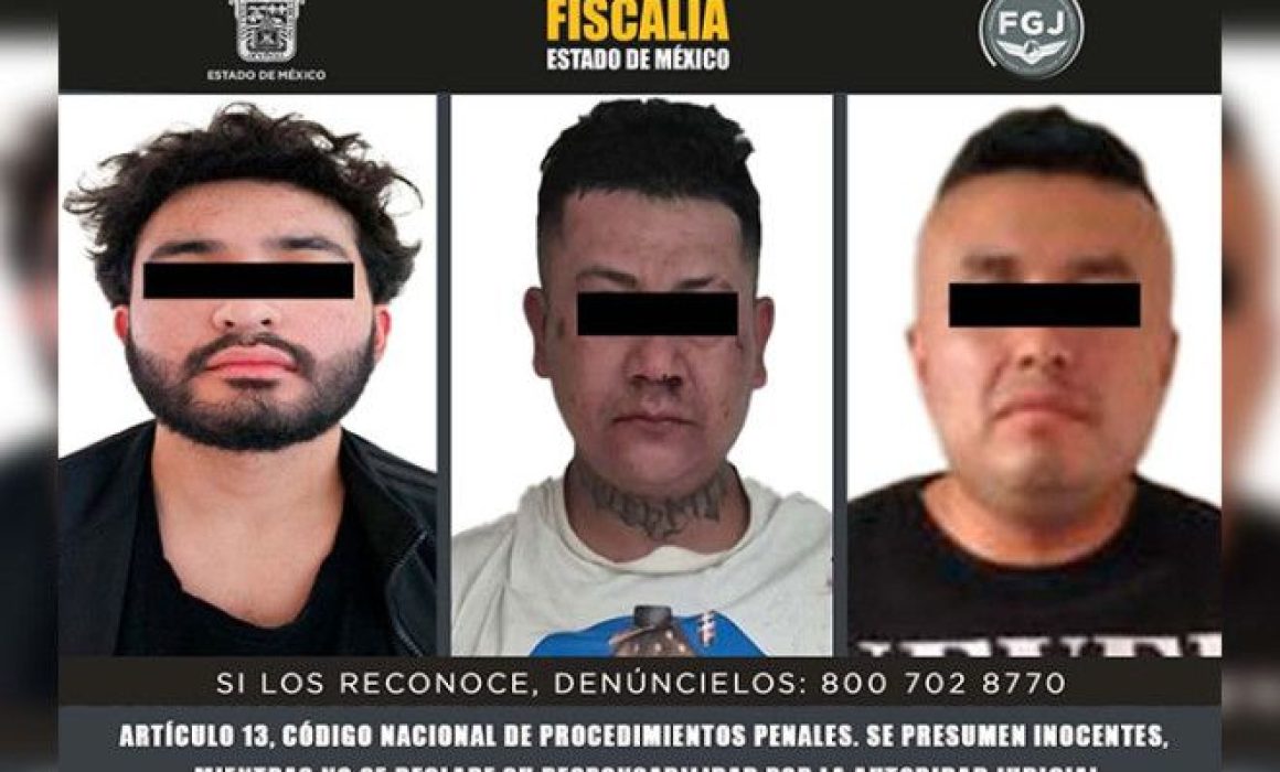 Capturan a 3 implicados en homicidios del Valle de México e Ixtapaluca