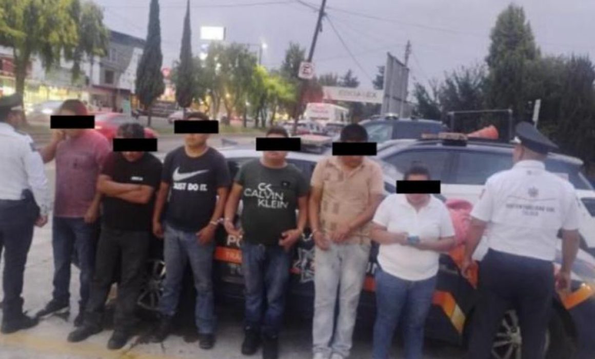 Capturan a seis peligrosos asaltantes de Toluca