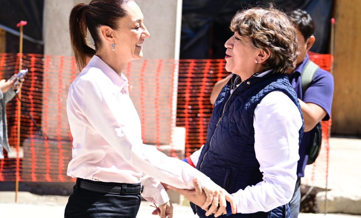 Felicita Delfina Gómez a Sheinbaum por su cumpleaños