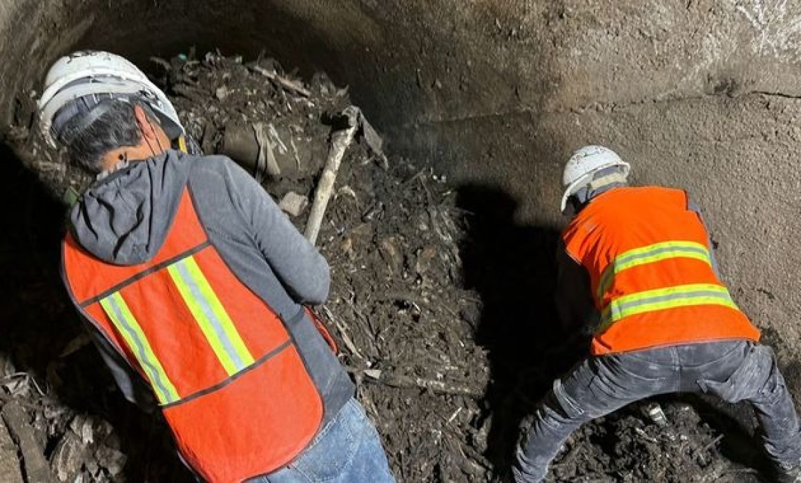 Desbloquean túnel de presa en Naucalpan tras año de trabajos intensivos