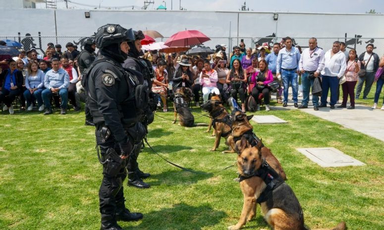 Descarta CEPANAF maltrato a unidad canina de Chimalhuacán, Edomex